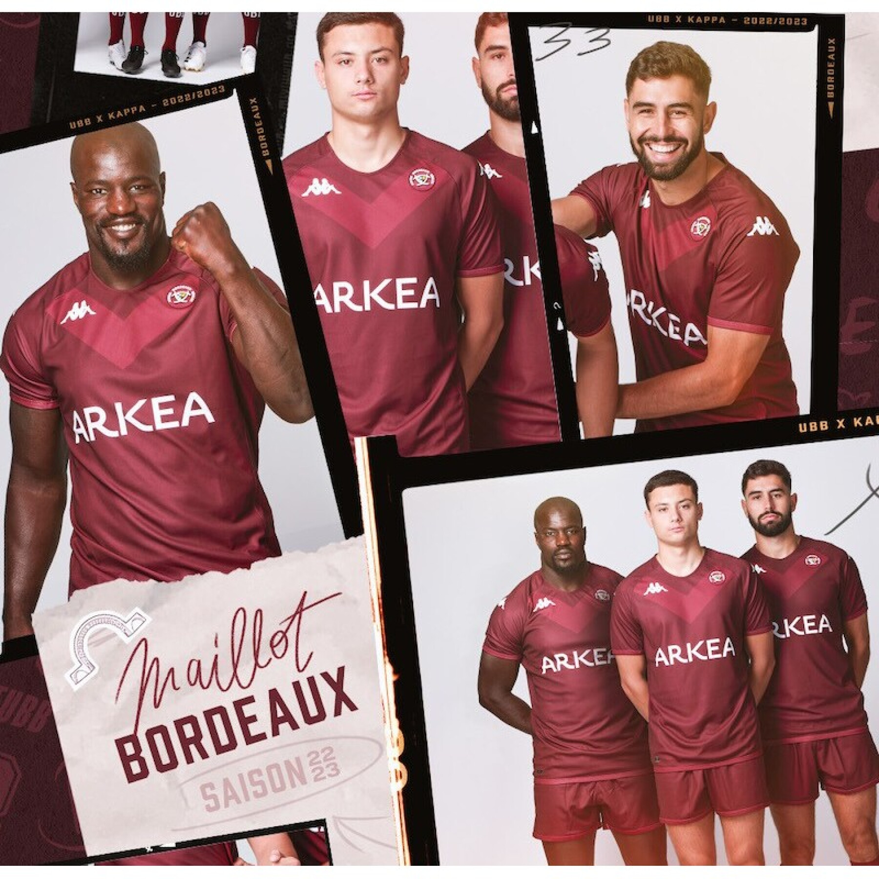 Koszulka domowa Union Bordeaux-Bègles 2022/23