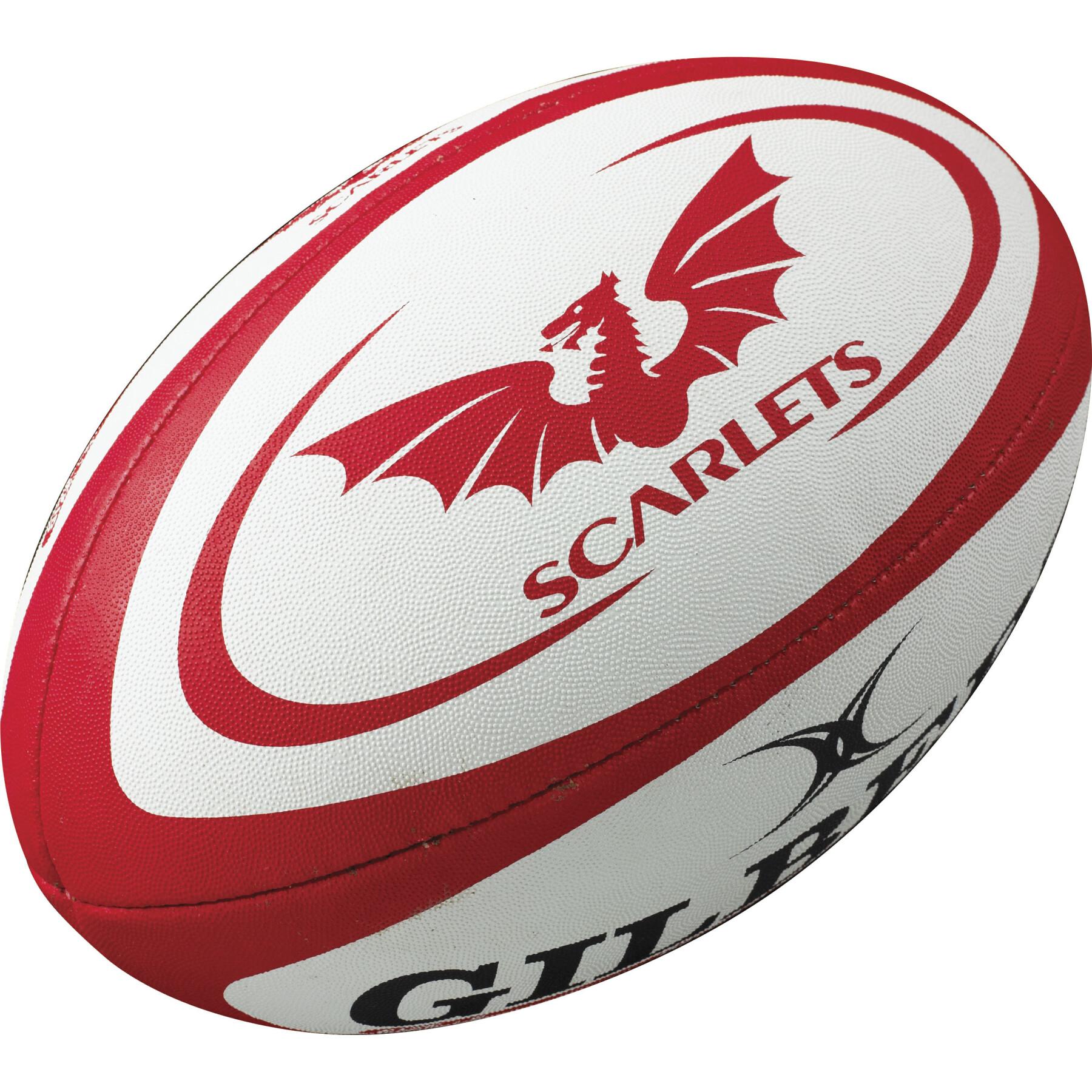 Mini piłka do rugby Gilbert Scarlets (taille 1)