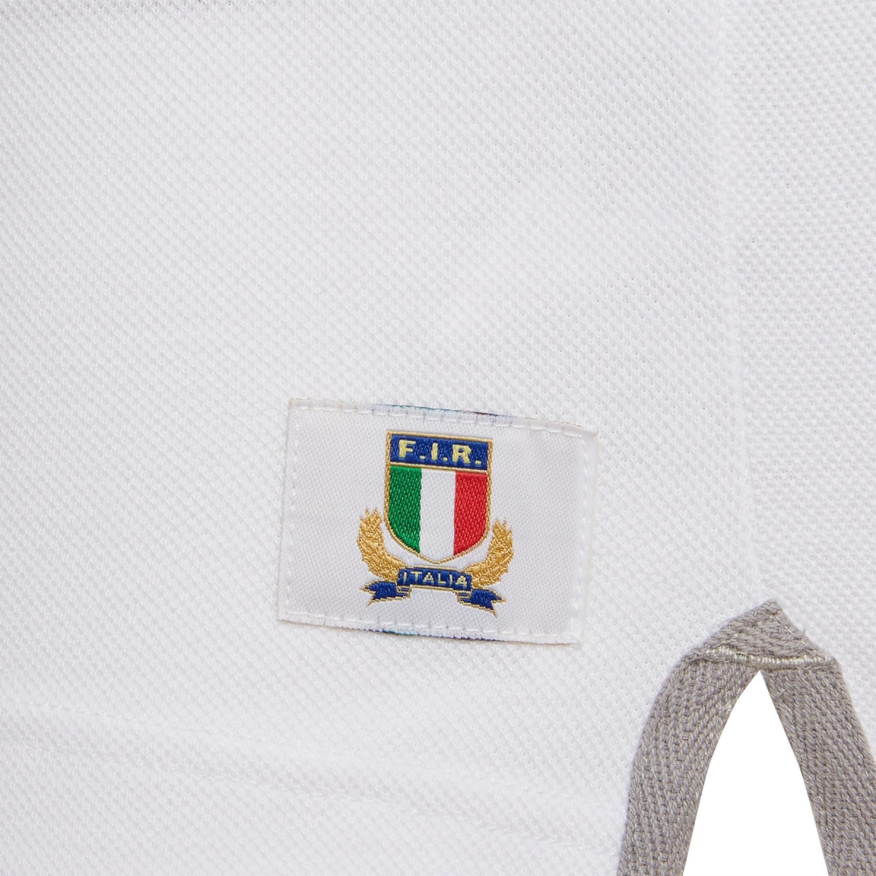 Polo rekreacyjne z bawełny piqué Italie rugby 2020/21