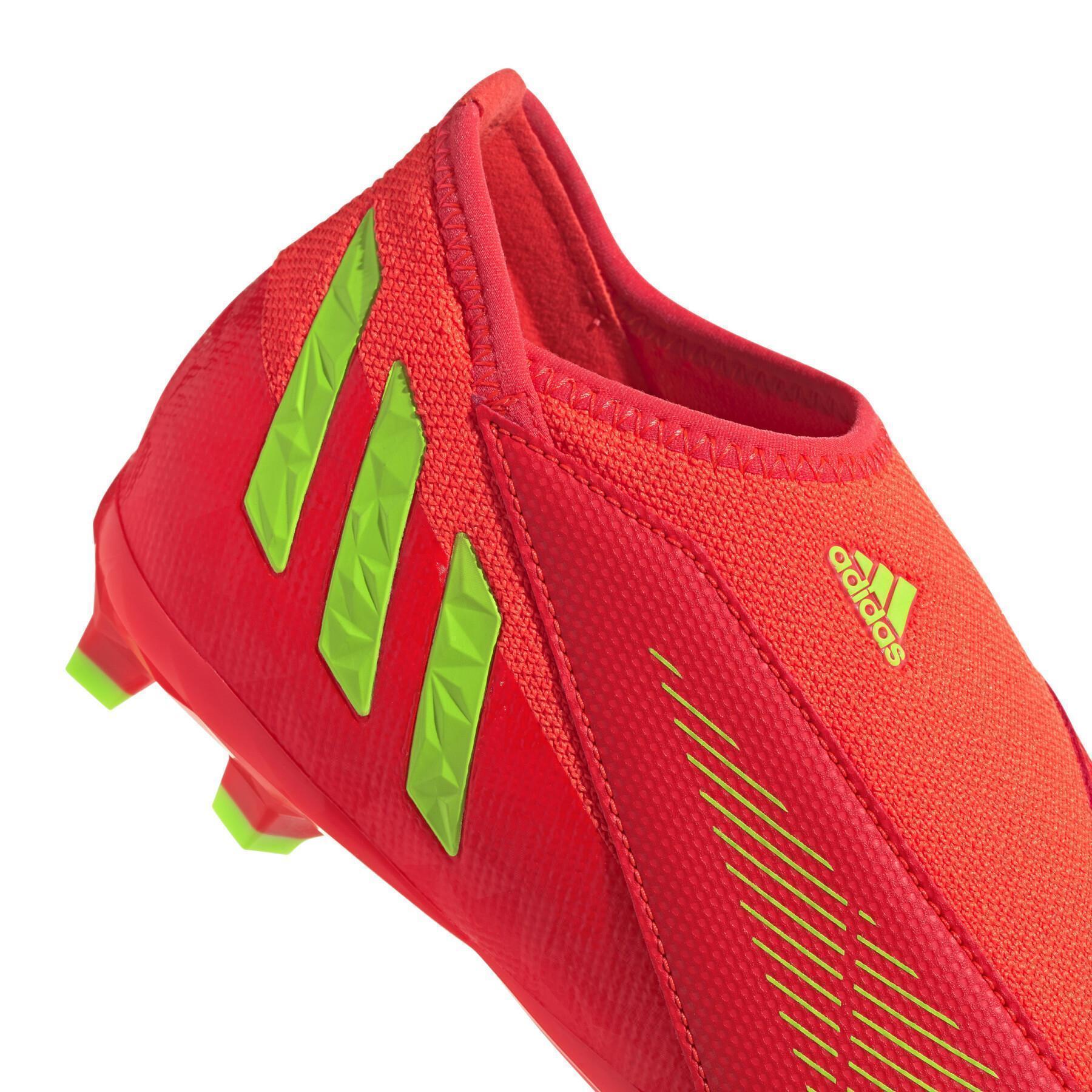 Dziecięce buty piłkarskie adidas Predator Edge.3 Laceless FG - Game Data Pack