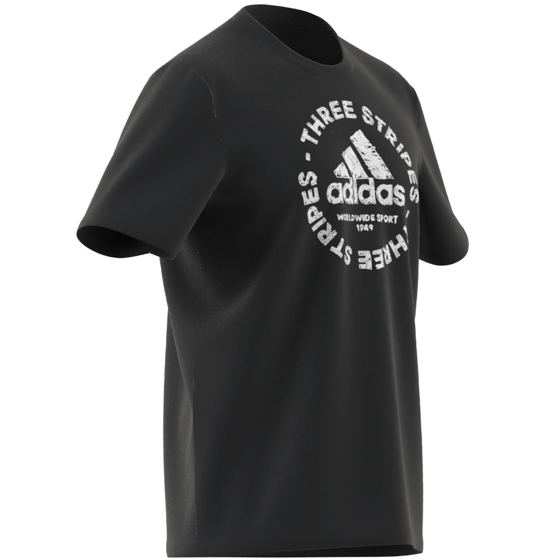 Koszulka graficzna z emblematem szkicu adidas