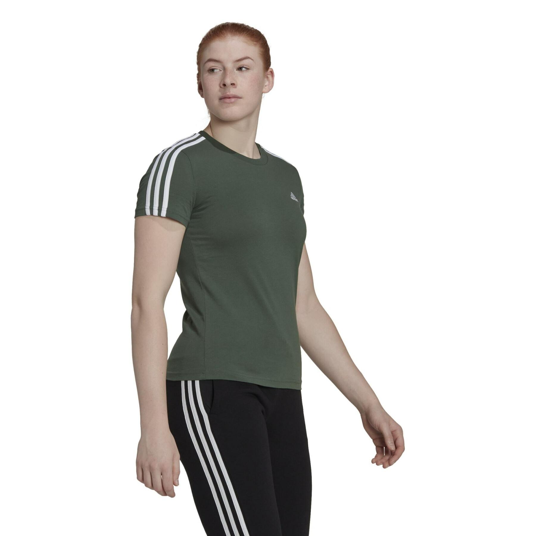 Damska koszulka 3-Stripes Fitted T-Shirt adidas Essentials