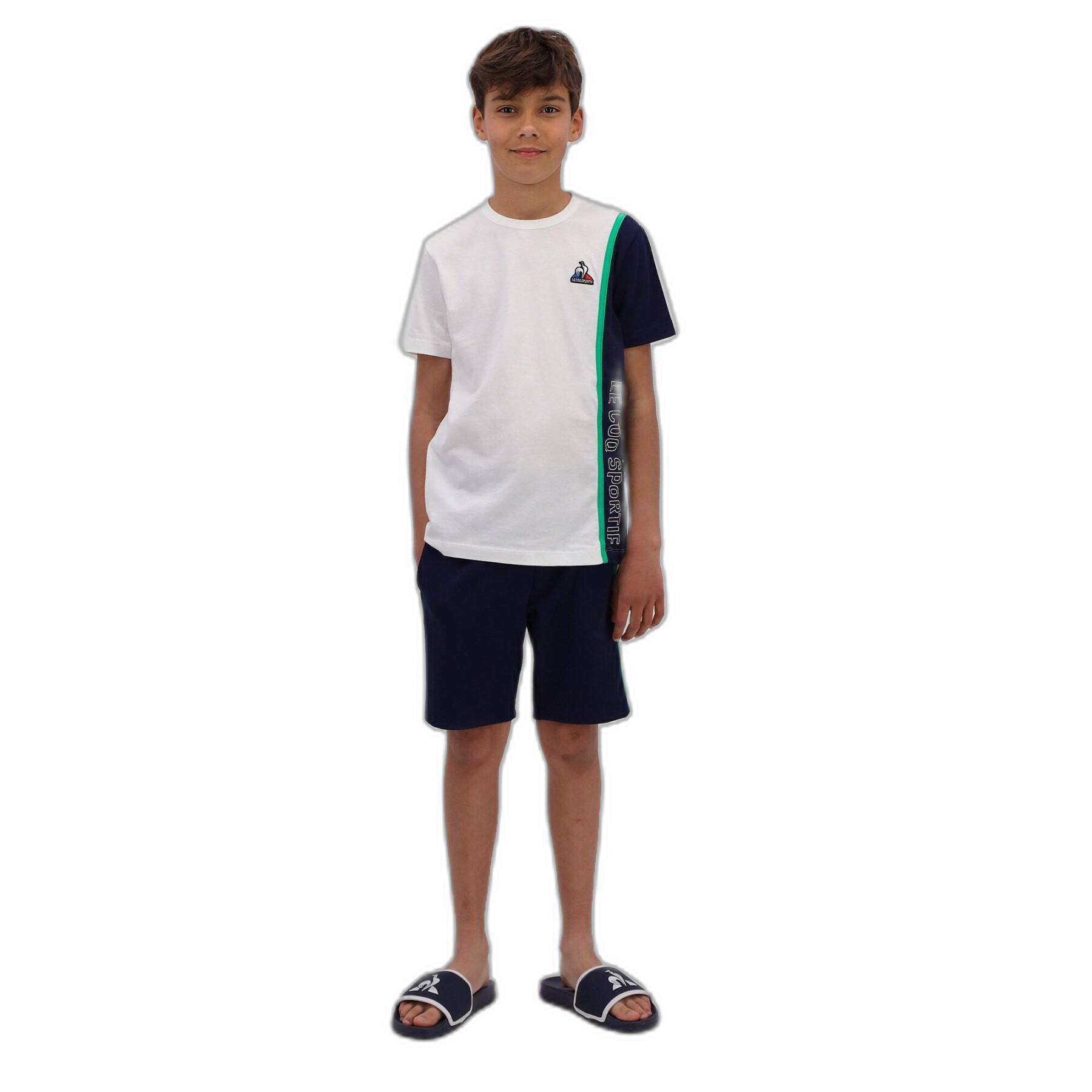 Koszulka dziecięca z krótkim rękawem Le Coq Sportif Saison N°1