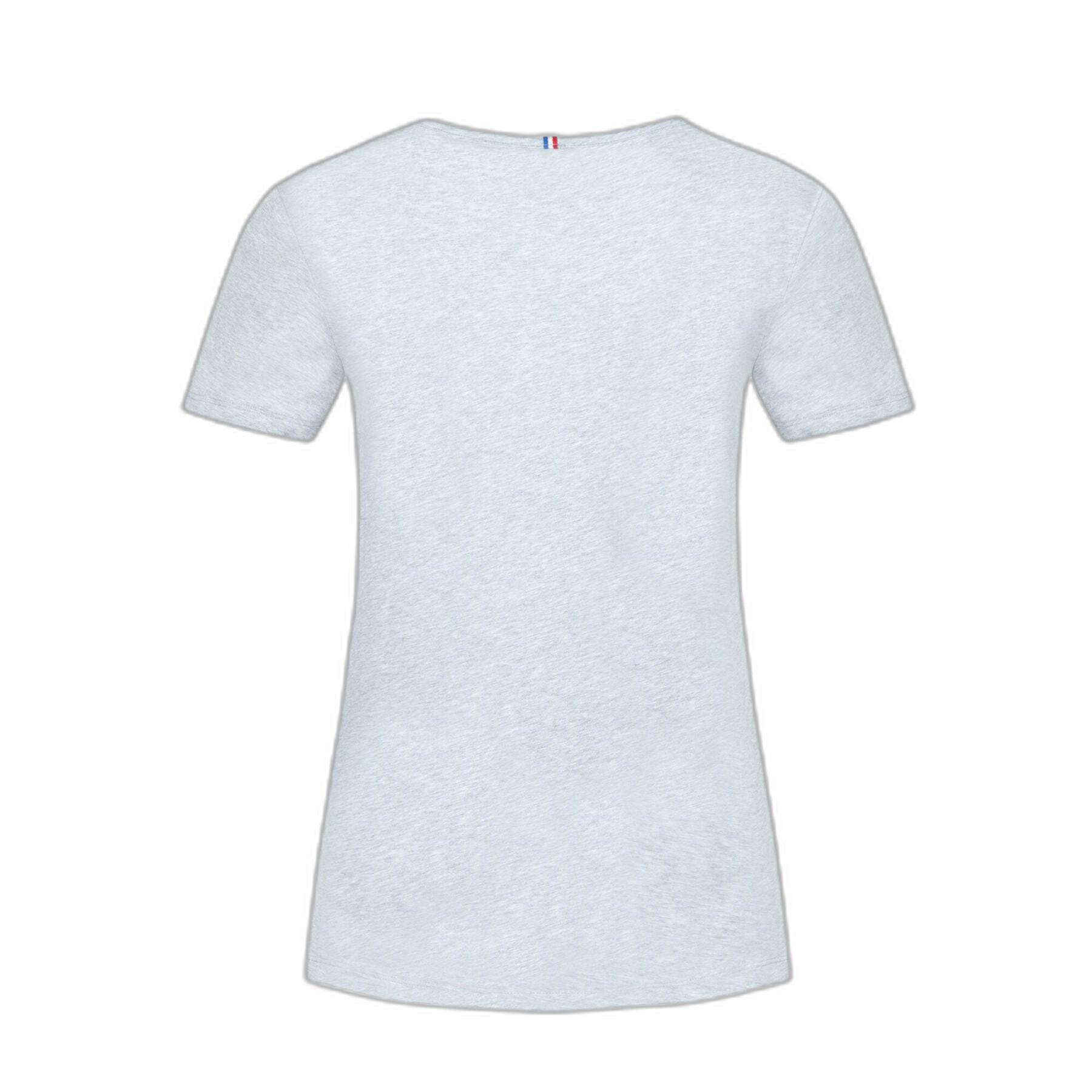 Damska koszulka z krótkim rękawem v-neck Le Coq Sportif Ess N°2