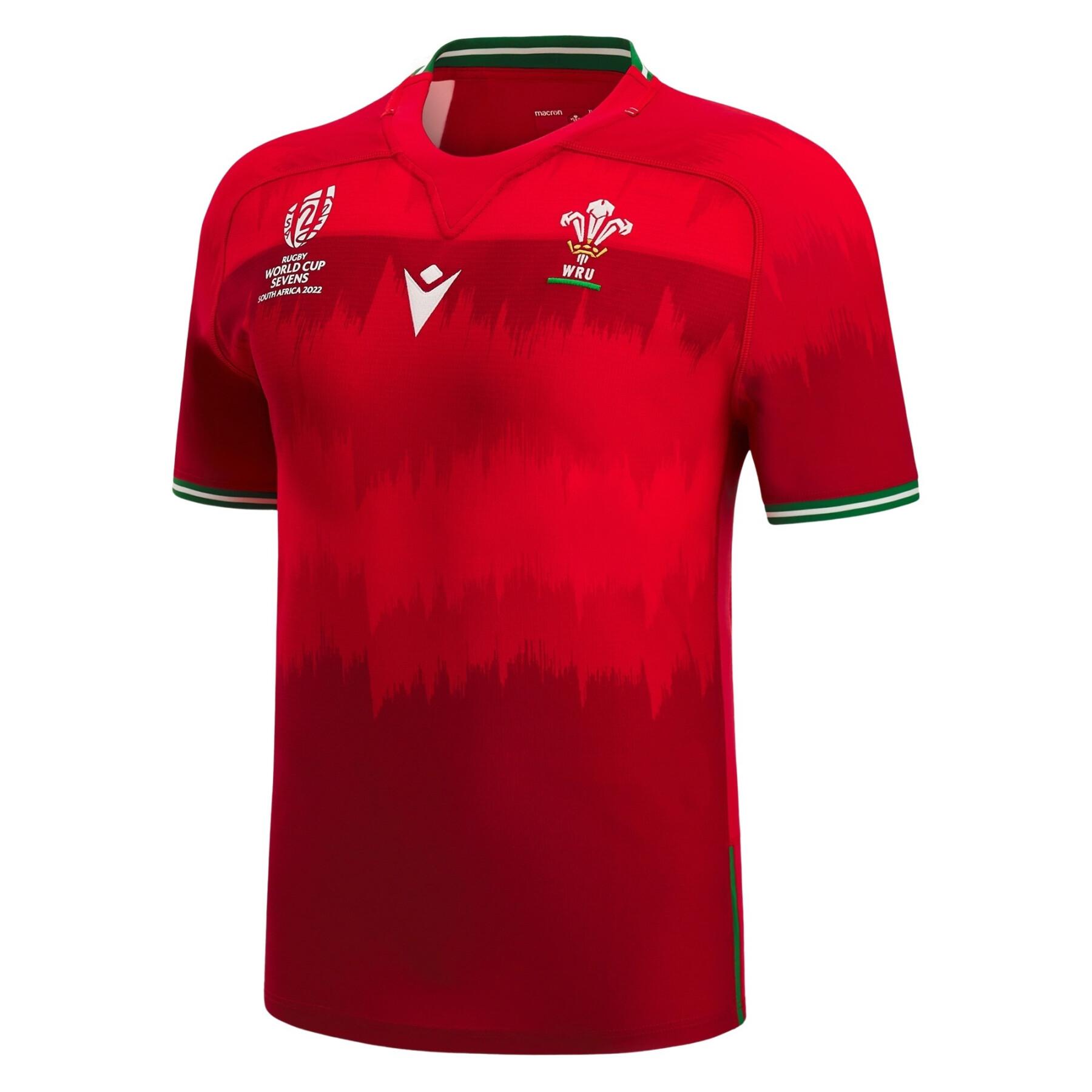 Koszulka domowa Pays de Galles Rugby XV 7S RWC 2023