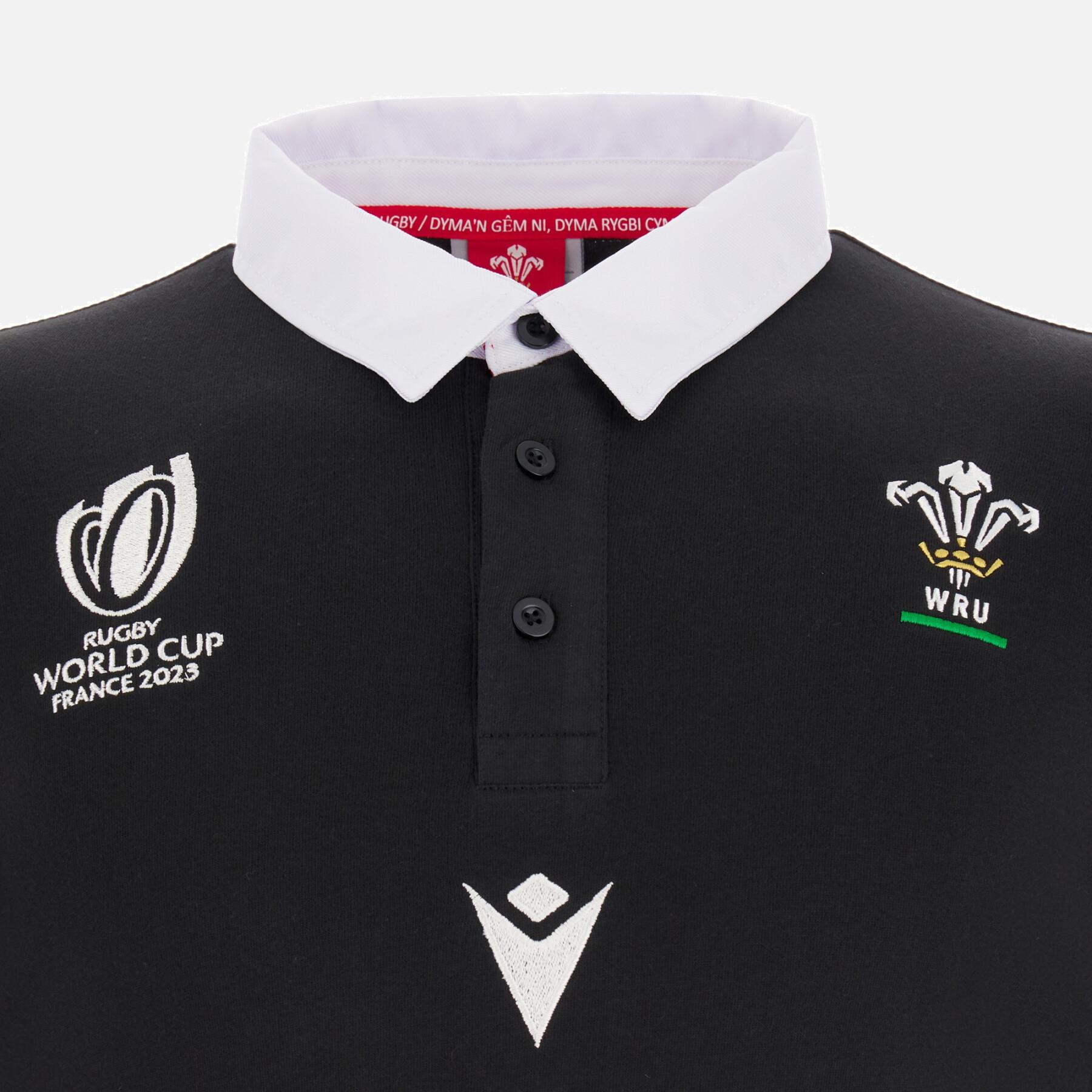 Koszulka treningowa z długim rękawem Pays de Galles Rugby XV Merch CA LF RWC 2023