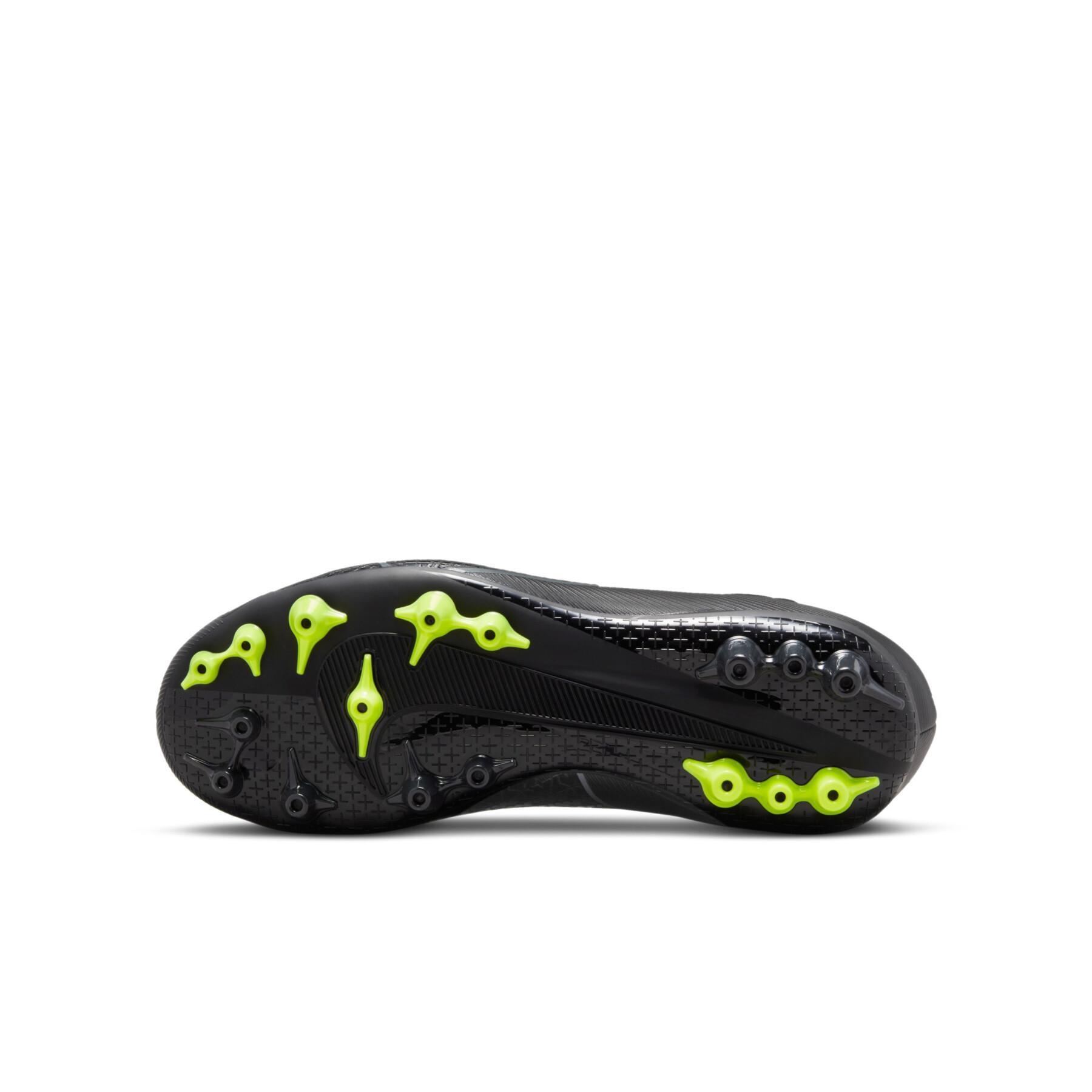 Dziecięce buty piłkarskie Nike Zoom Mercurial Superfly 9 Academy AG - Shadow Black Pack