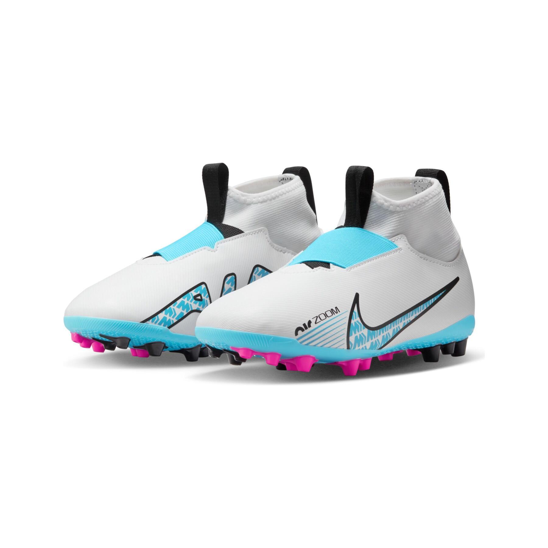 Dziecięce buty piłkarskie Nike Zoom Mercurial Superfly 9 Academy AG - Blast Pack
