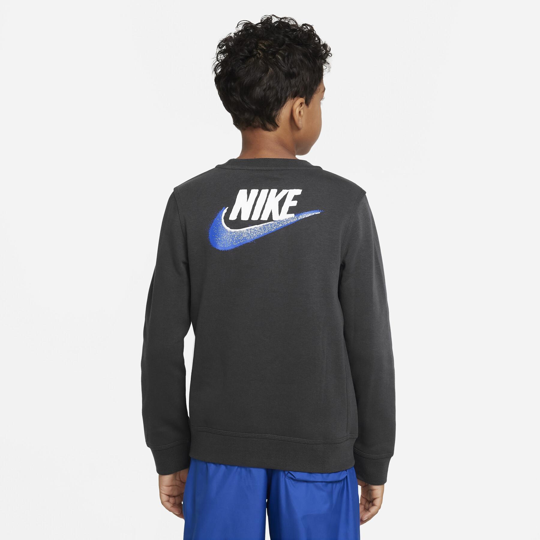 Sweatshirt dziecięcy okrągły dekolt Nike Standard Issue Fleece BB