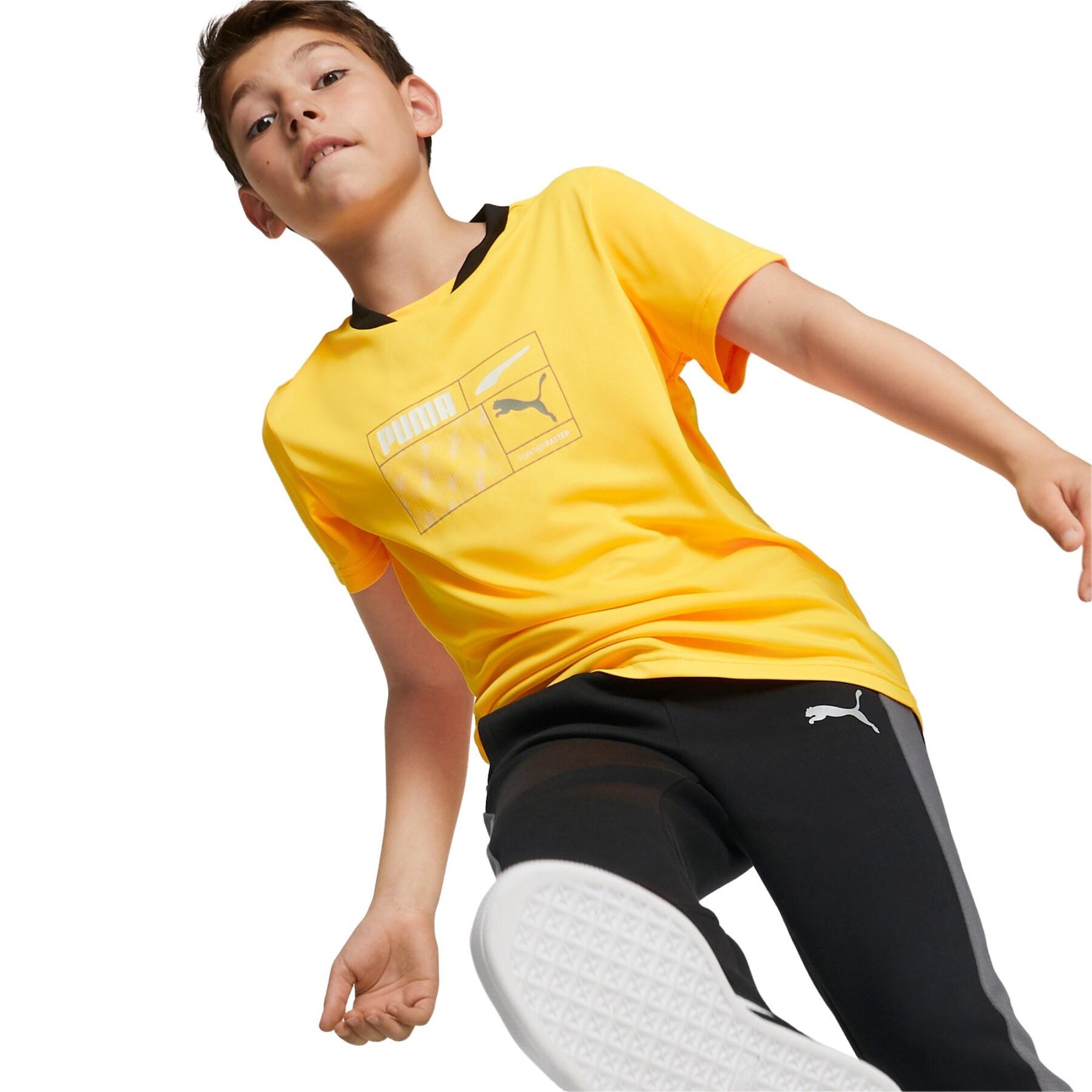 Graficzna koszulka dla dzieci Puma Active Sports Poly B