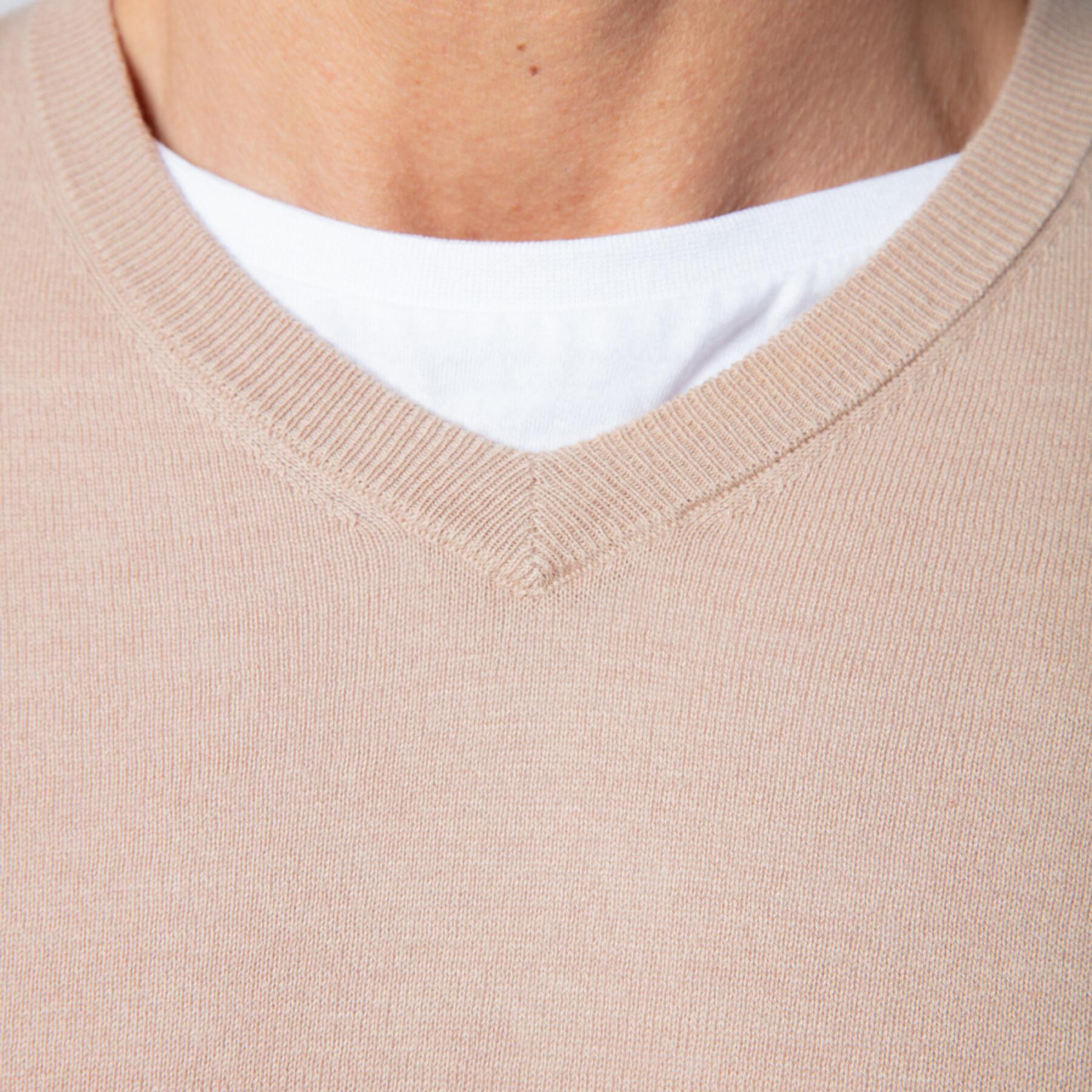 Sweter z dekoltem w kształcie litery V Serge Blanco