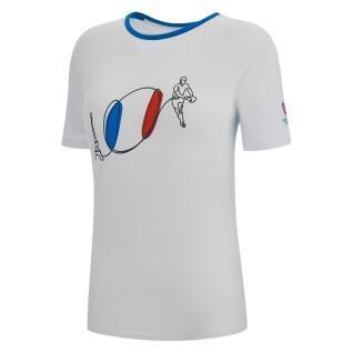 Damski T-shirt z polycottonu Macron RWC France 2023