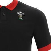 Bawełniana koszulka polo z pique Pays de galles rugby 2020/21